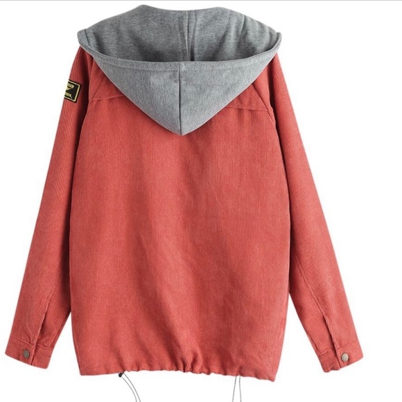 Corduroy twin set overcoat from zaful - Picture 2 of 3